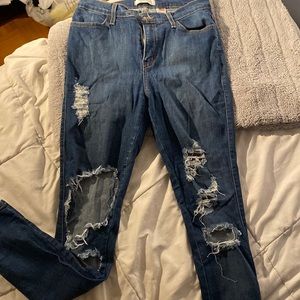 Skinny. High waisted. Ripped.